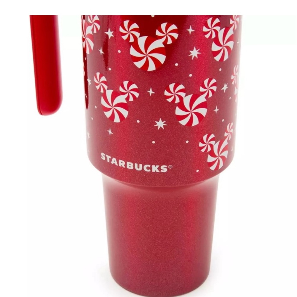 Disney Starbucks 2025 Mickey Christmas Tumbler New Peppermint Swirl - Picture 8 of 8